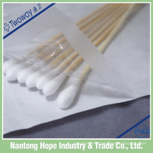 single head medical cotton swabs with sterile packing